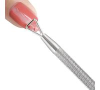 Stainless Steel Cuticle Pusher Triangle Cuticle Peeler Scraper Remove Gel Nail Polish Nail Art Remover Tool SilverProfessional and Attractive