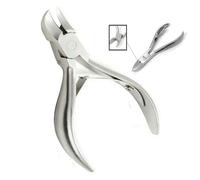 Stainless Steel Cuticle Scissors Trimmer, Professional Cuticle Cutter, Manicure Tools, Nail Care Cuticle, Dead Skin Removal, for Nails and Toenails Silver