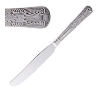 Stainless Steel Cutlery Kings Pattern Forks Knives Tea Spoons Table Spoons Soup Spoons Dinner Cooking (Kings Table Knives Pack of 12)