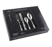 Grunwerg Kings 24-Piece Cutlery Set Gift Boxed, 18/0 Stainless Steel