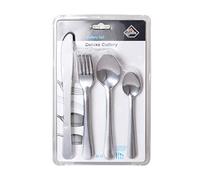 Stainless Steel Cutlery Set Knife Spoon Fork Teaspoon for Modern Kitchen with A Strong Lovely Presentation Box (16 PC)