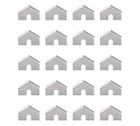 Stainless Steel Cutter Blades,Pyramid Blades,for Automatic Drywall, NorthStar, TapeMaster, Premier,TapeTech, Columbia, BlueLine USA, Concorde,Taping Tools (20 Pack)
