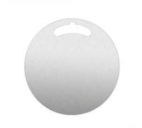 Stainless Steel Cutting Board 28cm, Round Reversible Chopping Board