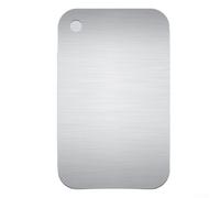Stainless Steel Cutting Board for Kitchen 30x20cm Non-Slip Portable Food Prep for Fruits Vegetables and Bread Compatible with Indoor Out(30 * 20CM)