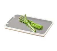 Stainless Steel Cutting Board, Kitchen Chopping Board, 12.99x9.06x0.39 Inches, Double Sided Mat, Non Slip Food Prep, Heavy Duty Carving for Home, Apartment, Cooking Area