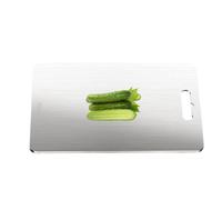 Stainless Steel Cutting Board - Kitchen Cutting Mat, Kitchen Butcher Block | Double Sided Steel Cutting Board, Steel Cutting Board, Food Prep Board