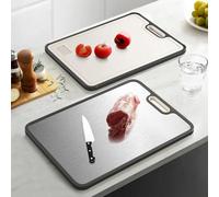 Stainless Steel Cutting Board Kitchen Double Sided Cutting Board Chopping Board