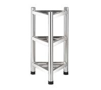 Stainless Steel Cutting Board Rack - 2-Layer Kitchen& Storage Stand with Non-Slip Mat for Commercial Use 35x80cm -& Space-Saving Solution