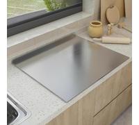 Stainless Steel Cutting Board,Stainless Steel Cutting Board,non Stick Chopping Board Anti-scratch & Rust Resistant For Cutting Meat Fruits And Vegetables,durable Non Slip Baking Board, 0.6in