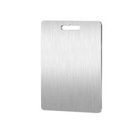 Stainless Steel Cutting Board Titanium Cutting Boards for Kitchen Steel Board 304 Double-Sided(23x2434cm)