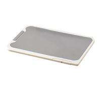 Stainless Steel Cutting Boards, Double-Sided Kitchen Boards, Non-Slip Cooking Plates, PP Material Construction, Easy to Clean, Perfect for Carving, Cheese, Vegetables