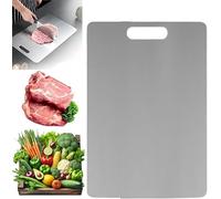 Stainless Steel Cutting Boards Set of 3, Non-Slip Chopping Boards for Kitchen - Dishwasher Safe for Meat, Fish, Veggies & Fruits - Rustproof & Easy Clean (SU316 16INCH)
