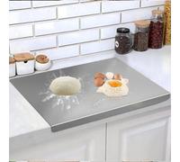 Stainless Steel Cutting Chopping Board Dough Board Meat Bread Kitchen Worktop
