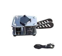 Stainless Steel CW Morse Key Portable Key Paddle Key Magnetic Base Double Paddle Morse Code Key
