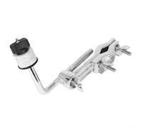 Stainless Steel Cymbal Extension Bracket for Drum Kit: Secure Mounting, Silver Finish, 21x14x4cm Compact Design for Stage Performance and Studio Recording