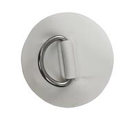 Stainless Steel D Rings Patches Deck Rigging Rope Buckle Round Pad Kayaks Inflatable Boats Accessories Deck Rigging Rope Buckle Round Pad