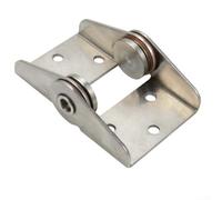 Stainless Steel Damping Hinge With Adjustable Stop Feature For Industrial Equipment Silver Torque Pivot Support Long Lasting Construction(7.0N.m)