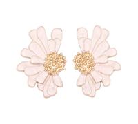 Stainless Steel Dangle Earrings Irregular Petal Earrings for Women Flower Drop Dangle Earrings Petal Earrings Jewelry, Stainless Steel, No Gemstone