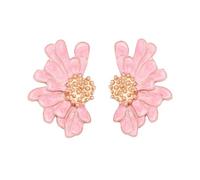 Stainless Steel Dangle Earrings Irregular Petal Earrings for Women Flower Drop Dangle Earrings Petal Earrings Jewelry, Stainless Steel, No Gemstone
