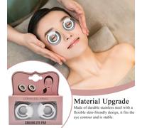 Stainless Steel Dark Circle Removal Ice Pack - Skin Care Dark Circle Cool Packs,Smooth Ergonomic Facial Care Tool for Women Mom Daughter Girlfriend