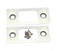 Stainless Steel Deadbolt Strike Plate 2pcs Security