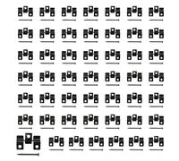 (Stainless Steel Decking Clips) 50pcs Composite Decking Clips 6mm Hidden Fasteners Steel Plastic