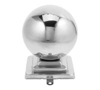 Stainless Steel Decorative Ball Gate Post Finials Silver Fence Caps