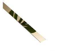 Stainless Steel Decorative Strip, 25mm x 5m Flat Metal Trim Strip for Ceiling and Wall, High-Quality Decorative Line for Home Improvement and Hotel Decoration(yellow)