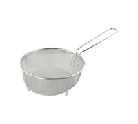 Stainless Steel Deep Fry Basket Featuring Round Wire Mesh and Detachable Handle, Suitable for Frying Chicken, Fish, and Fries, Practical and Safe to Use (23 * 23cm)