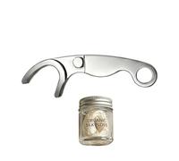 Stainless Steel Dentals Floss, Dentals Floss Holder, Reusable Toothpick, Bridges Tooth Flosses Threader, orals Care Flosses Tool for Home, Work, Outdoor Picnic Camping Travel