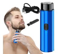 Stainless Steel, Designed for Hard Beards, Thin Stainless Steel Foil, | Compact Washable Electric Shaver Delivers Smooth, Convenient Grooming At Home, Work, Or While Traveling.