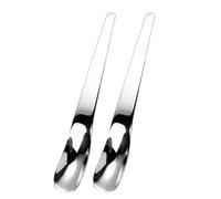 Stainless Steel Dessert Spoon with Long Ergonomic Handle, Sugar Spoon | Deep Bowl Dessert Spoon, 2.7x19.4cm, For Ice Cream Coffee Cooking Bakers Baristas Floats Home Prep Sugar Tea Yogurt Cereal
