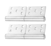 Stainless Steel Detachable Flag Hinge Heavy Duty Door Support | Silver Finish, Quick Removal Design, Stable Hardware for Cabinet Installation, Office Use, Wardrobe Fitting