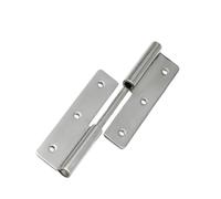 Stainless Steel Detachable Split Hinge Bathroom Toilet Door and Window Small Loose-Leaf Folding 1Pcs(Carbon Steel a Pair)