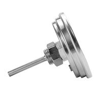 Stainless Steel Dials Temperature Test Meter High Precisions 1/2NPT Thread 83mm Diameter Thermometers 0-300℃/50-550℉ Stainless Steel Thermometers