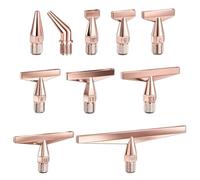 Stainless Steel Diamond Painting Pen Tip, Threaded Screw Replacement Pen Multiplacer Tip Nibs Head, Unbreakable, Shape-Stable, Multi-Size Drill Placement, Diamond Art Kit for Adults (RG-Odd Number)