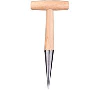 Stainless Steel Dibber, Bulb Planter Set, Stainless Steel Bulb Planter with Dibber, Gardening Hole Puncher Soil Puncher Seedling Tools For Garden Planting Seeds (1 PCS)