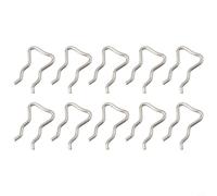 Stainless Steel Diesel Fuel Injector Clip for Bosch, Oil Return Pipe Circlip, 10-Piece Set, Compatible with Common Rail System Parts, Size