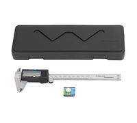 Stainless Steel Digital Caliper - Measurement Tool, Large LCD Display, Dual Metric and Imperial Units, Durable Magnetic Calibration, Portable Storage Box Included