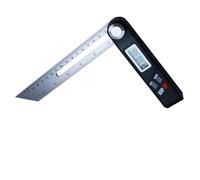 Stainless Steel Digital Protractor Gauge with 360° Rotary T-Bevel, Folding Angle Ruler for Woodworking, Carpentry & DIY - 320mm Extended Length, Metric/Imperial Scale