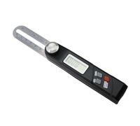 Stainless Steel Digital Protractor Gauge with 360° Rotary T-Bevel for Angle Measurement, Folding Design (320mm Extended / 210mm Compact)