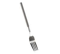 Stainless Steel Dinner Fork, BBQ Adjustable Telescopic Fork Extendable Fork Long Fork Toasting Fork Extending Fork Extra Long Fork Extended Dinner Fruit Dessert Fork