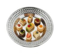 Stainless Steel Dinner Plates - Metal Plates for Eating, Metal Kids Plate, Mirror Gloss Tableware Serving Plates,Metaen Camping Plate for Family Friends Adults Men Women Home Indoor Kitchen