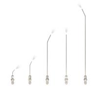 Stainless Steel Direct Sprayed Nozzle Set of 5 for Efficient Washing Machine Water Heater and Air Conditioning Cleaning Maintenance Nozzle Sprayed Needle High Pressure Water Sprinkle Set