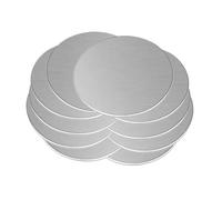 Stainless steel disc 1pc 50/80/120mm 1060 Aluminum Round Plate Circular Sheet Disc DIY Metal Thickness 0.5mm~6mm Machine Cutting Frame(T2mm x D120mm)