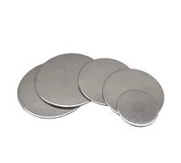 Stainless Steel Disc Stainless Steel Solid Disc Flat Gasket Round Metal Planchet Non Perforated Iron Sheet Dia 6-80mm(34mm 1Pc,2.5mm)