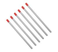 Stainless Steel Dishwasher Bottle Rack Insert 6pc Red 18.2cm | Easy Installation, Space-saving Design, for Soda Bottles and Wine Glasses, Fits Dishwasher Use