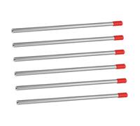 Stainless Steel Dishwasher Drying Rods, 6pcs Bottle Rack Insert | Carafes and Soda Bottles, Red Caps, 6mm by 18.2cm Size, Easy Install, Space Saving
