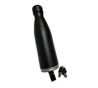 Stainless Steel Diversion Safe Bottle, Hidden Stash Can for Keys, Money, Cash Storage & Secret Safe Use, 750ml/16oz capacity (Black)