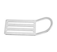 Stainless Steel Diving D Ring Weight Belt Keeper Holder Slider for Scuba Diving Gear Accessories Underwater Equipment Anti Durable Lightweight Silver 97x38mm